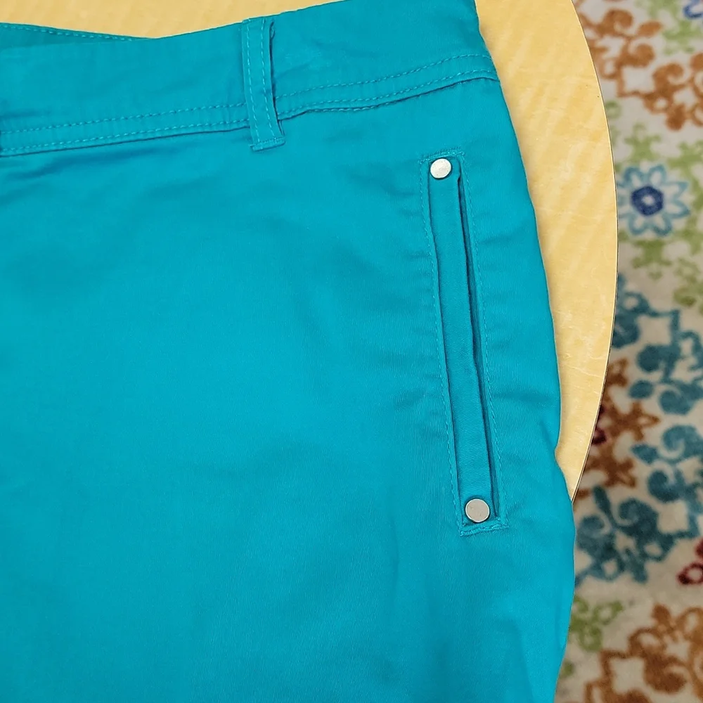 DEPT 22 -  Turquoise shorts Size 10 - Picture 5 of 7